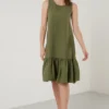 LELA REGULAR FIT - Freizeitkleid - Khaki