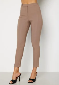 LORENE STRETCHY SUIT - Stoffhose - Light Brown