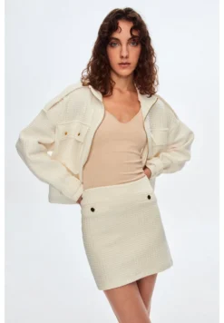 Minirock - Beige -Angebote Stil Tage Store 6aa43bfaecce49dca714fe5a05bffb85