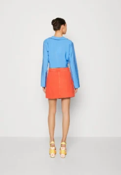 MIA SKIRT - Jeansrock - Orange -Angebote Stil Tage Store 6bb3ff9a6e384ba38e3d3aea29f870f2