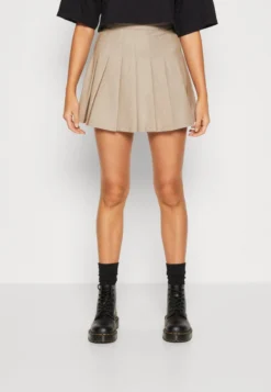 Monki Minirock - Melange Taupe