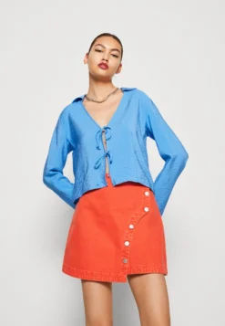 MIA SKIRT - Jeansrock - Orange -Angebote Stil Tage Store 6dda2cb7b9944d1aa477654a576a1511