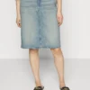 DANIELA KNEE PENCIL - Jeansrock - Salt Creek Wash