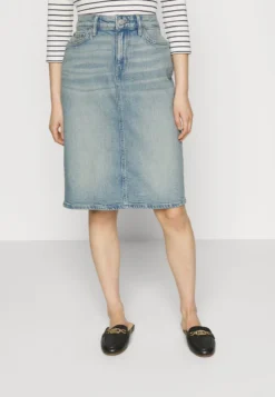 DANIELA KNEE PENCIL - Jeansrock - Salt Creek Wash