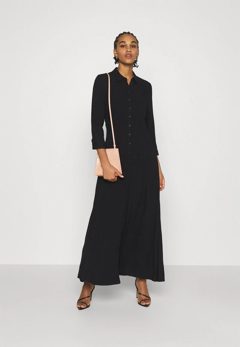 YASSAVANNA LONG SHIRT DRESS - Maxikleid - Black 2 YASSAVANNA LONG SHIRT DRESS - Maxikleid - Black - Image 2