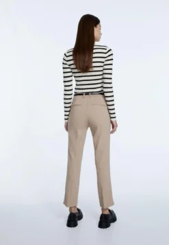 Stradivarius MIT GÜRTEL - Stoffhose - Beige -Angebote Stil Tage Store 705abc5c70344829a762deb0f066be9d