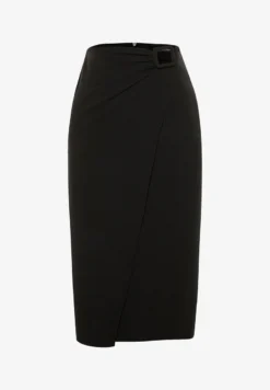 Trendyol ROK CASUAL COMFORT - Bleistiftrock - Black -Angebote Stil Tage Store 759ec868656349578ad4b33d1873f681