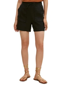 Comma REGULAR - Shorts - Black -Angebote Stil Tage Store 759ed4f0595f429aa759db8865eb5658