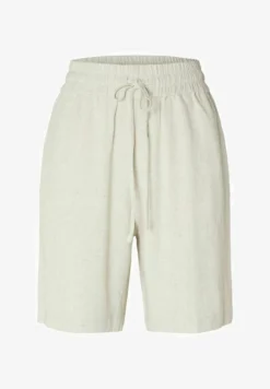 Selected Femme LEINENGEMISCH - Shorts - Sandshell -Angebote Stil Tage Store 775293c7391c4c1995c8f8581f6efa80