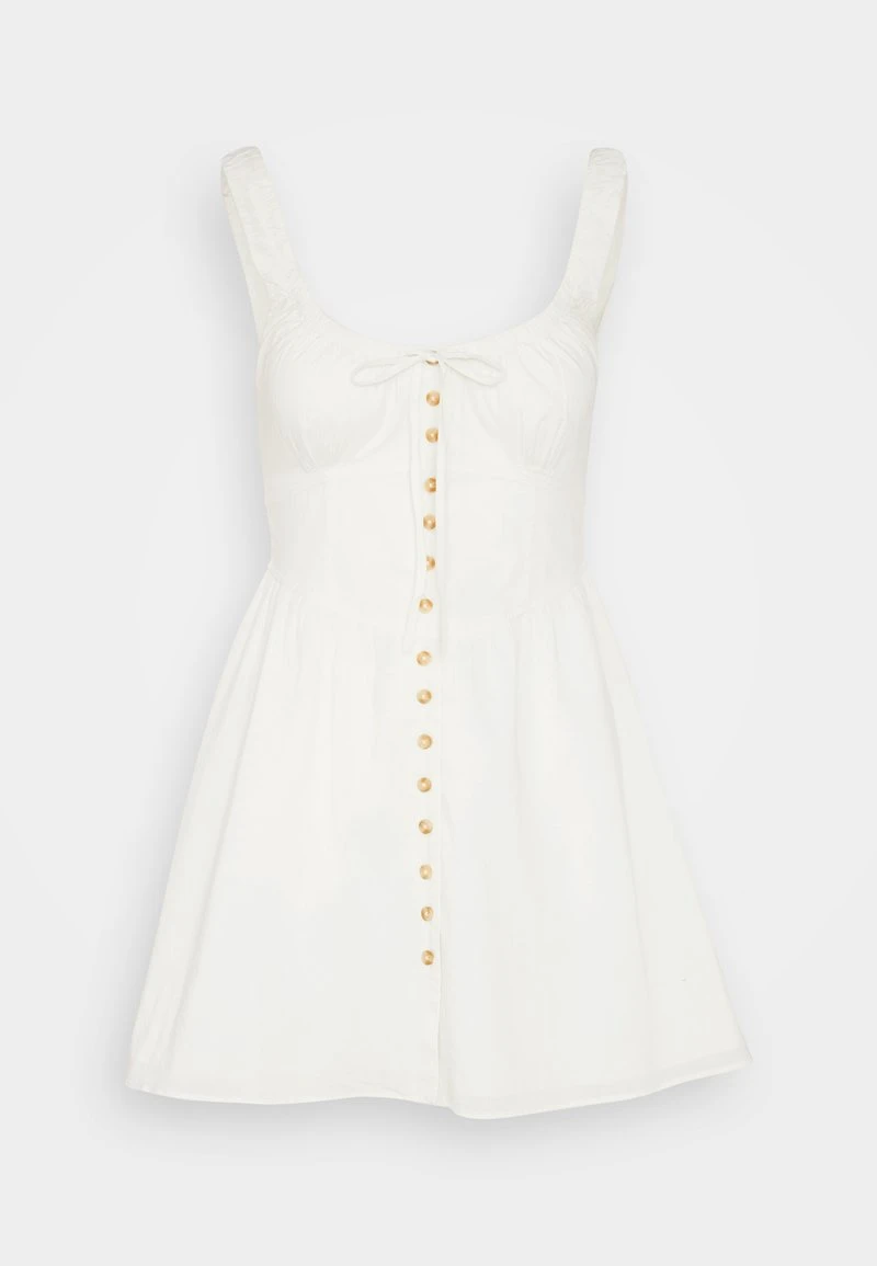 BDG Urban Outfitters AZEALIA MINI - Blusenkleid - Cream 5 BDG Urban Outfitters AZEALIA MINI - Blusenkleid - Cream - Image 5
