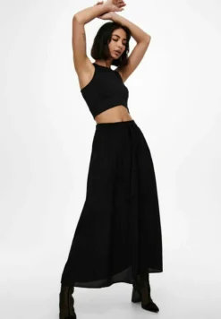 ONLY LANG - Maxirock - Black -Angebote Stil Tage Store 7d2f8af9b25d412a93f52684ab014deb