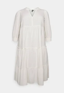 Vero Moda Curve VMDICTHE CALF DRESS - Freizeitkleid - Birch -Angebote Stil Tage Store 7eb21346fc3c4994b11ec776e5aa3d66