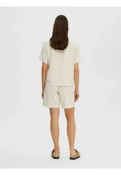Selected Femme LEINENGEMISCH - Shorts - Sandshell -Angebote Stil Tage Store 7f4e15fd3b6748aeb6953766880ac87c