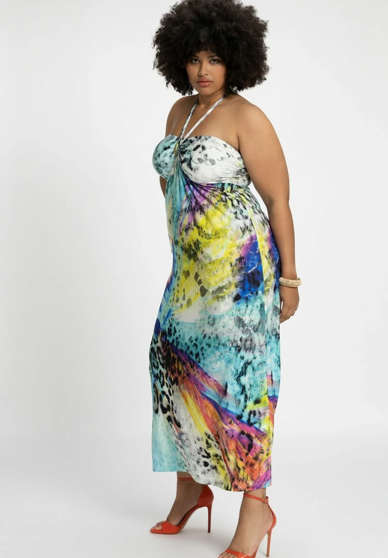 Ulla Popken Maxikleid - Jordan Blauw 2 Ulla Popken Maxikleid - Jordan Blauw - Image 2