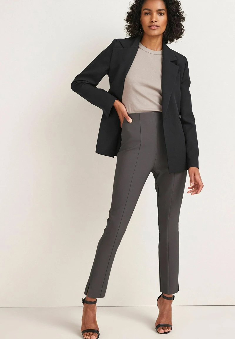 Next TAILORED HIGH WAIST - Stoffhose - Grey 2 Next TAILORED HIGH WAIST - Stoffhose - Grey - Image 2