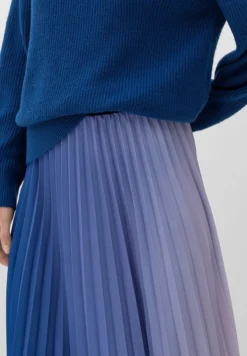 S.Oliver MIT PLISSEEFALTEN - A-Linien-Rock - Azurblau -Angebote Stil Tage Store 81803ae73f1f47c287b25d1117cabe4c