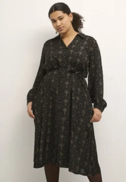 KCMIRANA - Blusenkleid - Black Canteen Graphic