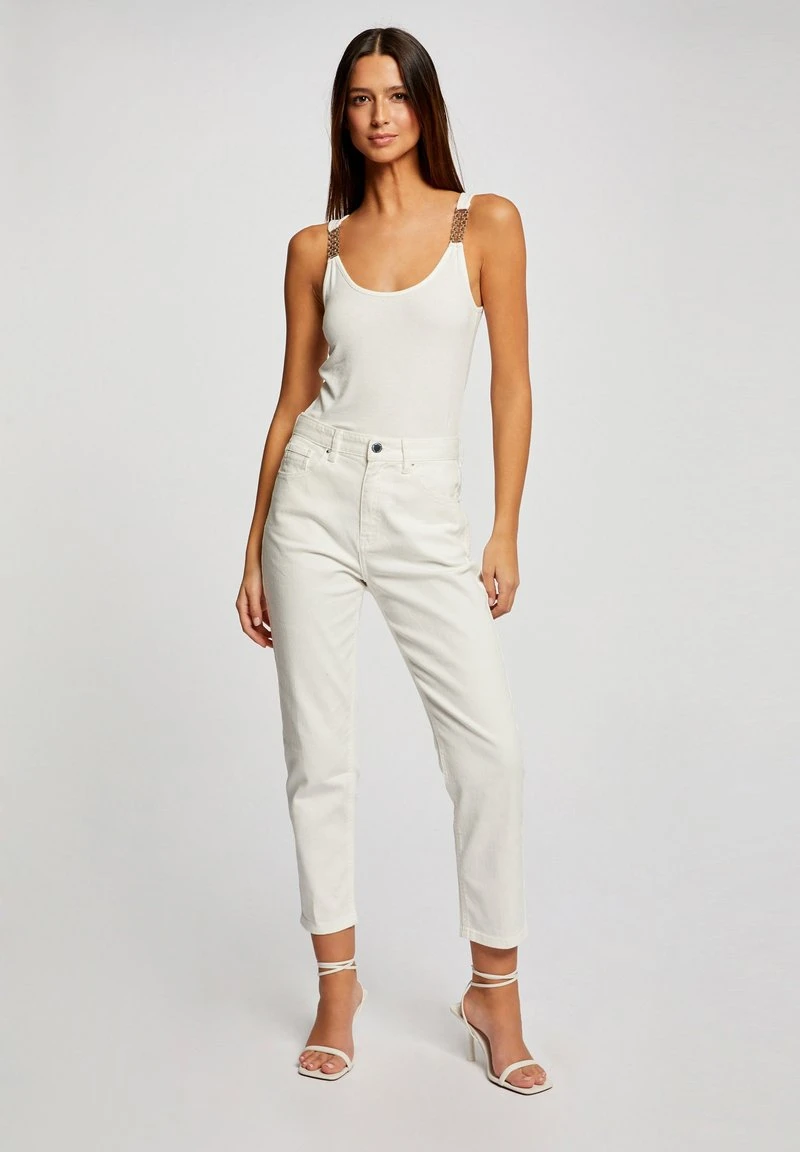 MORGAN TANK WITH EMBELLISHED - Top - Off White 2 MORGAN TANK WITH EMBELLISHED - Top - Off White - Image 2