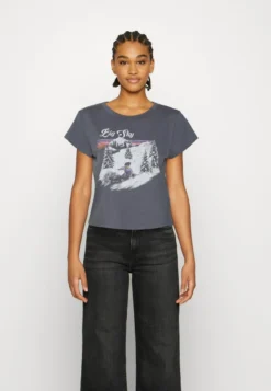 Hollister Co. T-Shirt Print - Blue