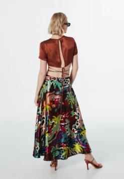 Twist CUT PATTERNED ENVELOPE - Wickelrock - Brown -Angebote Stil Tage Store 8750706b8e2d4dd4af6df255a68c627f