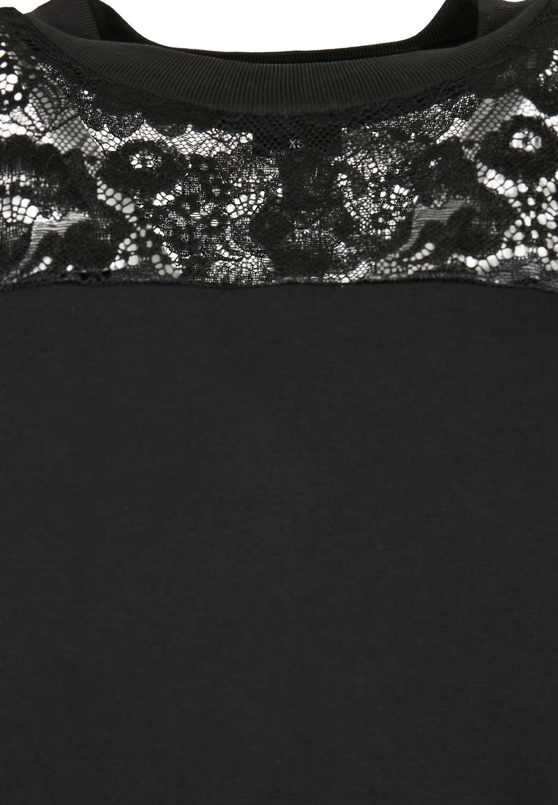 URBAN CLASSICS LADIES LACE TEE DRESS - Freizeitkleid - Schwarz 3 URBAN CLASSICS LADIES LACE TEE DRESS - Freizeitkleid - Schwarz - Image 3