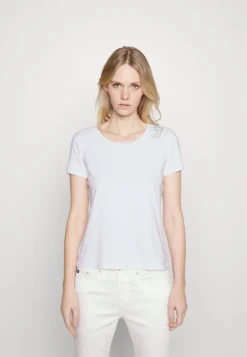 EA7 Emporio Armani T-Shirt Print - White/gold