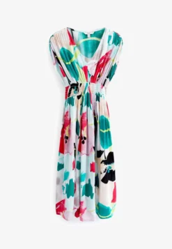 Next PRINT V-NECK MIDI - Freizeitkleid - White Abstract -Angebote Stil Tage Store 901a0bfcbd9d42d2aab4c87bf9f3d2dd