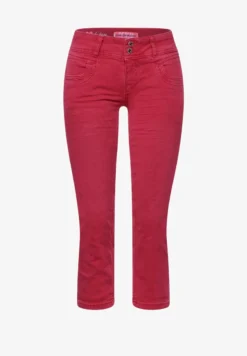 STREET ONE FARBIGE - Shorts - Rot -Angebote Stil Tage Store 91b3e8ddaf52448fb7a4a49906851f2f