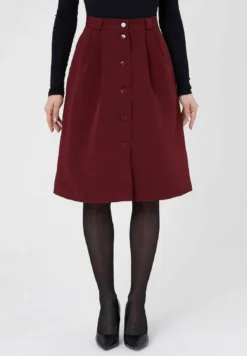 MIDI HIGH WEIST - A-Linien-Rock - Brown -Angebote Stil Tage Store 9770191e44bb4ddc884140bf3f22d399