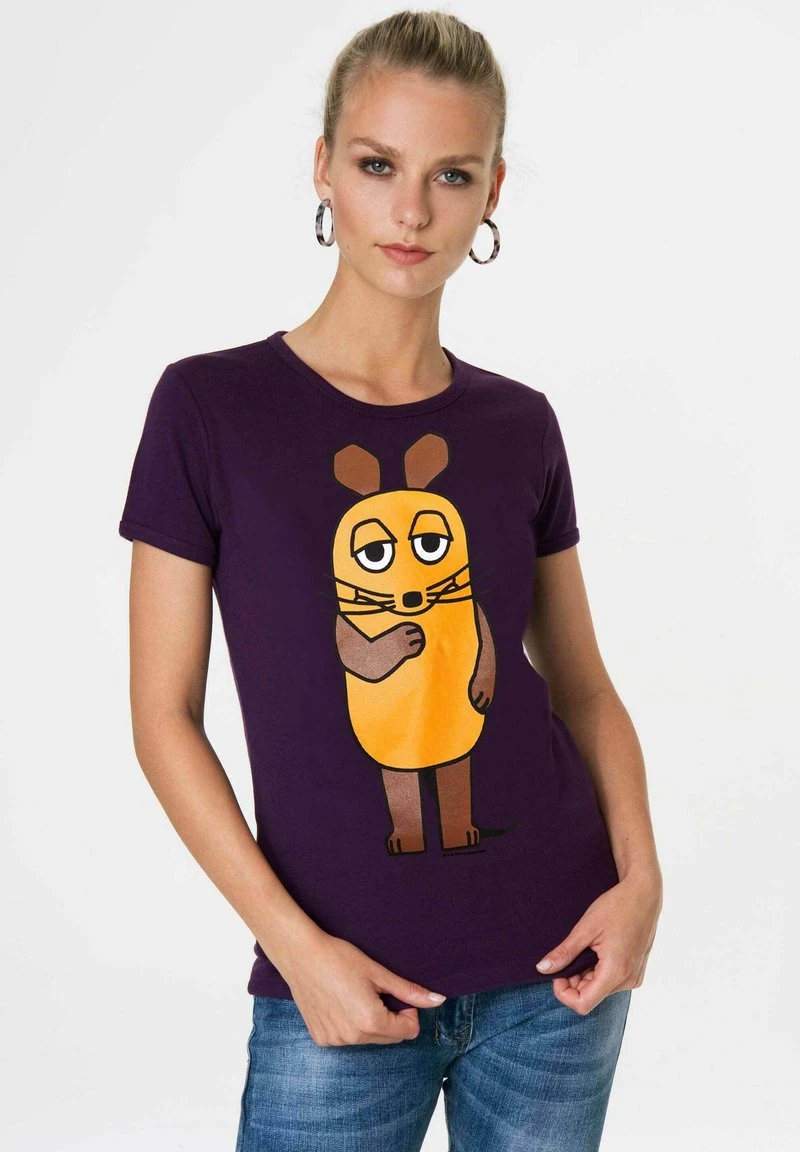Logoshirt DIE SENDUNG MIT DER MAUS - T-Shirt Print - Lila 6 Logoshirt DIE SENDUNG MIT DER MAUS - T-Shirt Print - Lila - Image 6