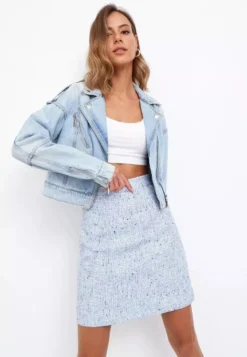 AMELIE TWEED - A-Linien-Rock - Blue -Angebote Stil Tage Store 996dce1c5a574b418674f9062181a6f4