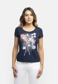 NeroGiardini T-Shirt Print - Blu -Angebote Stil Tage Store 9a24f1cd8cc442689579d5eb0b09db85 1