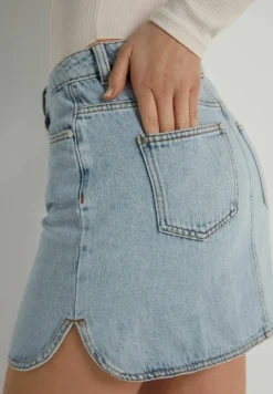 4 TASCHE - Jeansrock - Blau V Ultralight Denim -Angebote Stil Tage Store 9cf278c5ffda40278ff2157c3ab5efbc