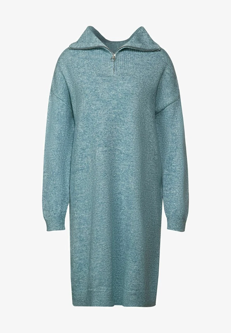 STREET ONE MIT TROYERKRAGEN - Strickkleid - Türkis 4 STREET ONE MIT TROYERKRAGEN - Strickkleid - Türkis - Image 4
