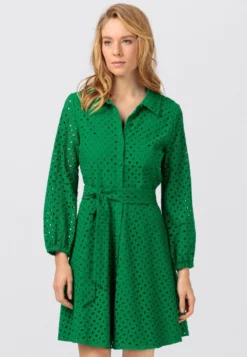 KNIELANGES - Blusenkleid - Green