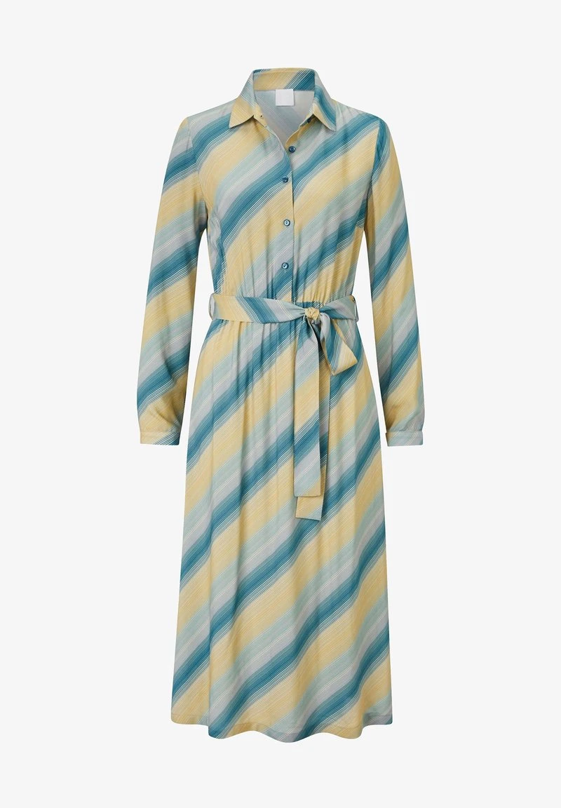 Blusenkleid - Blue Yellow 3 Blusenkleid - Blue Yellow - Image 3