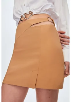 WAIST DETAILED SLIT - Minirock - Camel -Angebote Stil Tage Store a3d0f7af79104a849fdb1b1bb0252ee9
