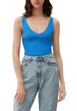 QS By S.Oliver MIT V AUSSCHNITT - Top - Royalblau -Angebote Stil Tage Store a67157e2ae984006883f6a0c88d7933d