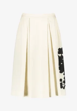 Taifun MIT PLATZIERTEM FLORAL-PRINT - A-Linien-Rock - Light Creme Gemustert -Angebote Stil Tage Store af6c095c0e0842feaa6a42d40e8dee7d