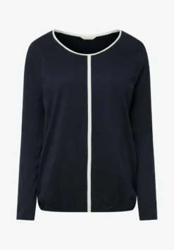 RUNDHALS, RÜCKEN-ZIERPASPEL - Langarmshirt - Türkis -Angebote Stil Tage Store afaabe0bda9a472faddb4988387f9967