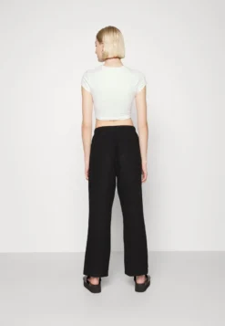 Monki VIVVI TROUSERS - Stoffhose - Black -Angebote Stil Tage Store b083a60dd6ec4a13b207d3fdcf2eb5b9