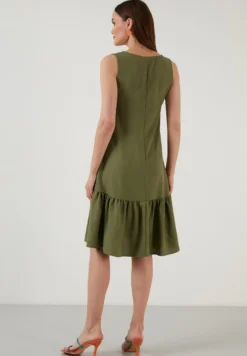 LELA REGULAR FIT - Freizeitkleid - Khaki -Angebote Stil Tage Store b26fbcb861ef4cc7989c52413e93e4a2