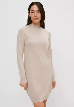 Comma Strickkleid - Beige