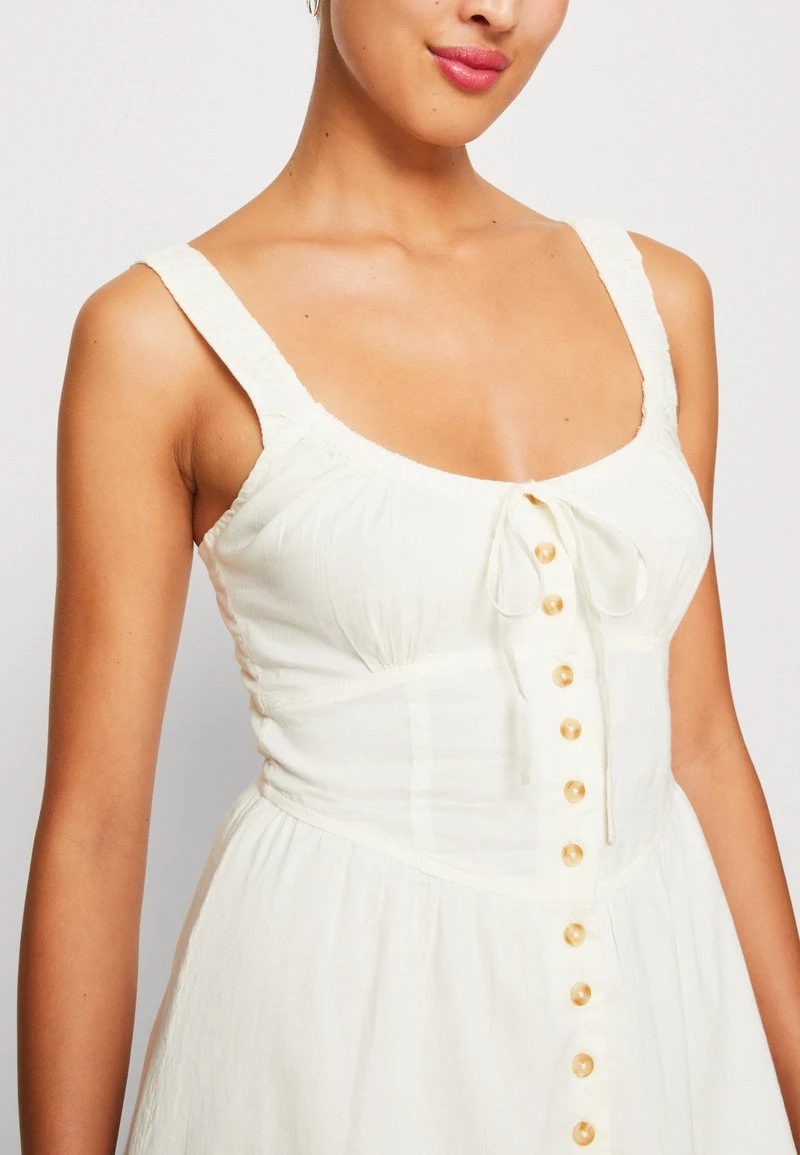 BDG Urban Outfitters AZEALIA MINI - Blusenkleid - Cream 6 BDG Urban Outfitters AZEALIA MINI - Blusenkleid - Cream - Image 6