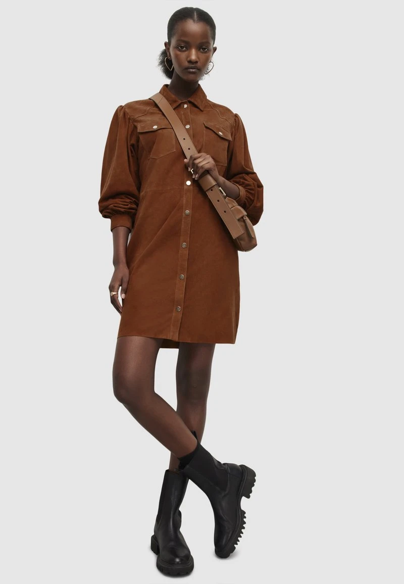 AllSaints AVA LEA - Blusenkleid - Brown 2 AllSaints AVA LEA - Blusenkleid - Brown - Image 2