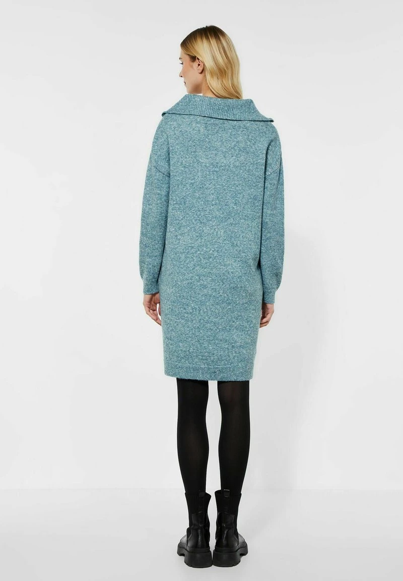 STREET ONE MIT TROYERKRAGEN - Strickkleid - Türkis 2 STREET ONE MIT TROYERKRAGEN - Strickkleid - Türkis - Image 2
