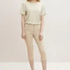 Tom Tailor ALEXA CAPRI - Jeans Shorts - Silver Ecru