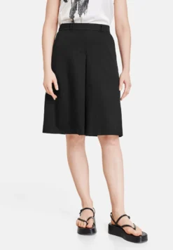 Gerry Weber KURZ LEICHT AUSGESTELLTER MIT KELLERFALTE - A-Linien-Rock - Schwarz -Angebote Stil Tage Store bf077ead817641b4b1b46a04535dd17c