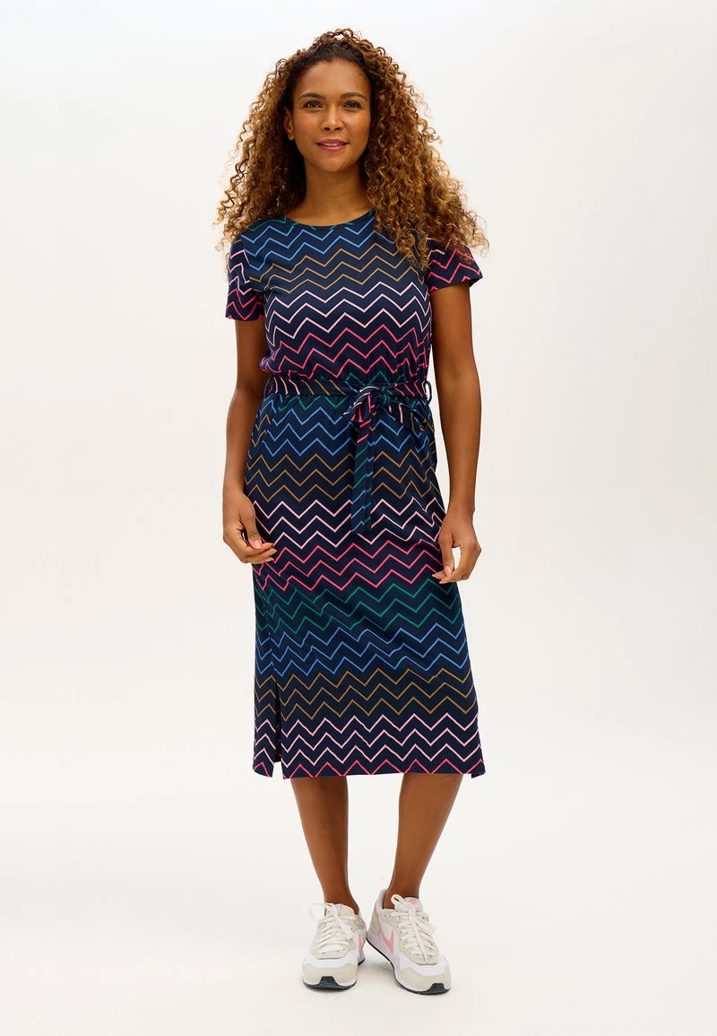 Sugarhill Brighton FLISSY MIDI - Jerseykleid - Blue 1 Sugarhill Brighton FLISSY MIDI - Jerseykleid - Blue