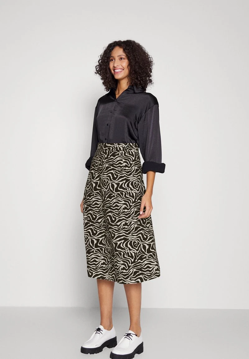 OBJLEONORA - Bleistiftrock - Blackaop/sandshell Animal 6 OBJLEONORA - Bleistiftrock - Blackaop/sandshell Animal - Image 6